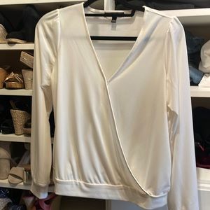 Banana Republic wrap blouse size s